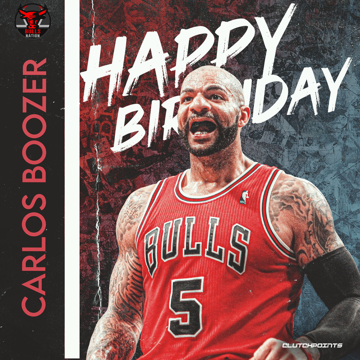 Join Bulls Nation in greeting 2X NBA All-Star Carlos Boozer a happy 40th birthday!  