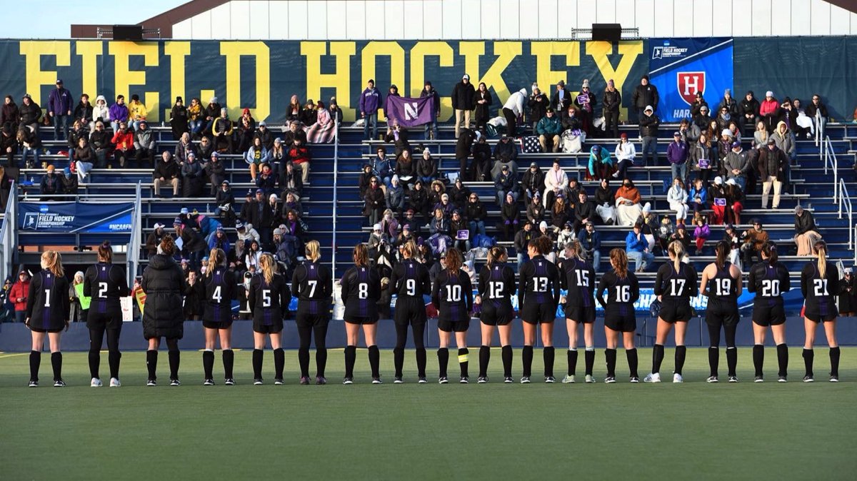 NUFHCats's tweet photo. Absolutely loving the support from our Wildcat family. 💜

One more game on this journey…Let’s turn Ann Arbor purple. 🟣🟣

#GoCats x #LockedN https://t.co/LfZOocmico