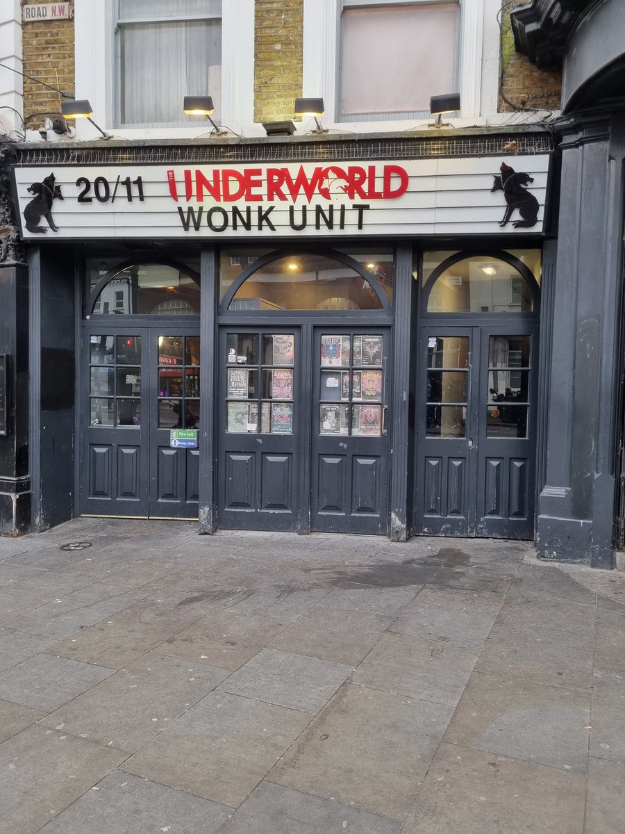 Tonight, <a href="/wonk_unit/">WONK UNIT</a> the Underworld, Camden! Some tickets left.. w/ <a href="/PizzaTrampUK/">PizzaTramp</a> &amp; SID .. Onstage around 8.30 ♥️