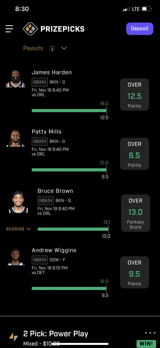 Flaigcity's tweet photo. @narGzDFS  with that good content @PrizePicks #gettingthosedubs https://t.co/I4ePm1Dk2f