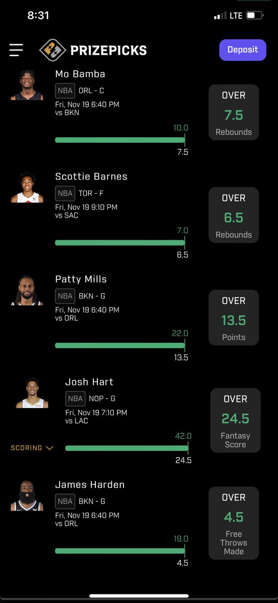 Flaigcity's tweet photo. @narGzDFS  with that good content @PrizePicks #gettingthosedubs https://t.co/I4ePm1Dk2f