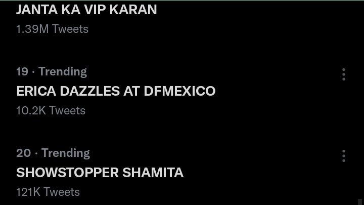 10.2 k 
Keep tweeting 
ERICA DUZZELS AT DFMAXICO