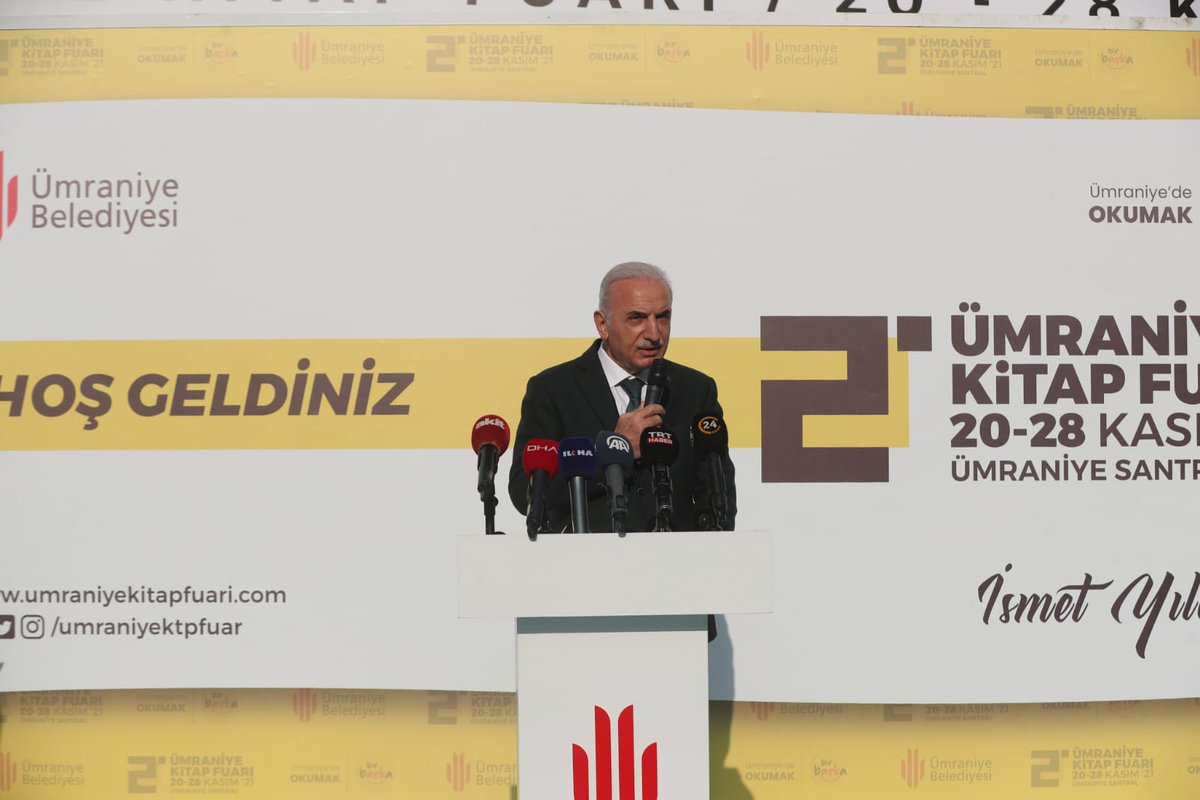 ismetyildirimtr's tweet photo. Prof. Dr. Sadettin Ökten hocamızın onur konuğu olduğu, Cumhurbaşkanlığı Sözcüsü İbrahim Kalın Beyefendi'nin okurlarıyla buluştuğu 2. Ümraniye Kitap Fuarı 📚 açılışını gerçekleştirdik.

Değerli yazarlarımızı misafir edeceğimiz bu özel şölene sizler de davetlisiniz. https://t.co/IZFMk6F1Dp