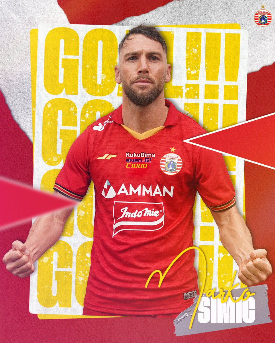 Persija_Jkt's tweet photo. (45') GOOOOOOLLLLL MARKO SIMICCCC!!!!!!!! 

#PersijaDay #BRILiga1 #DukungDariRumah #BeliveIn12 #PersijaJakarta https://t.co/Vyq54vsnqP