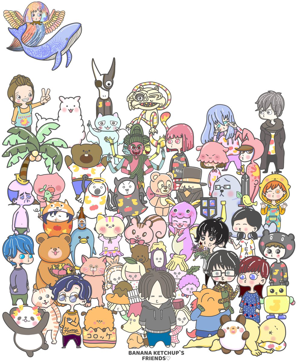 ba7ketchup's tweet photo. フォロワーさん1000名達成時の企画イラスト

本日追加させていただいたのはこちらの皆様です。
いつも仲良くしていただき感謝でございます。

@o_osoft 
@KiyuraTukito 
@moruzou85 
@bobos27885374 

※追加順に関しては特に優先順位等は決めずに気の向くまま描いておりますのでご了承くださいませ。 https://t.co/xrVNNLKz1D