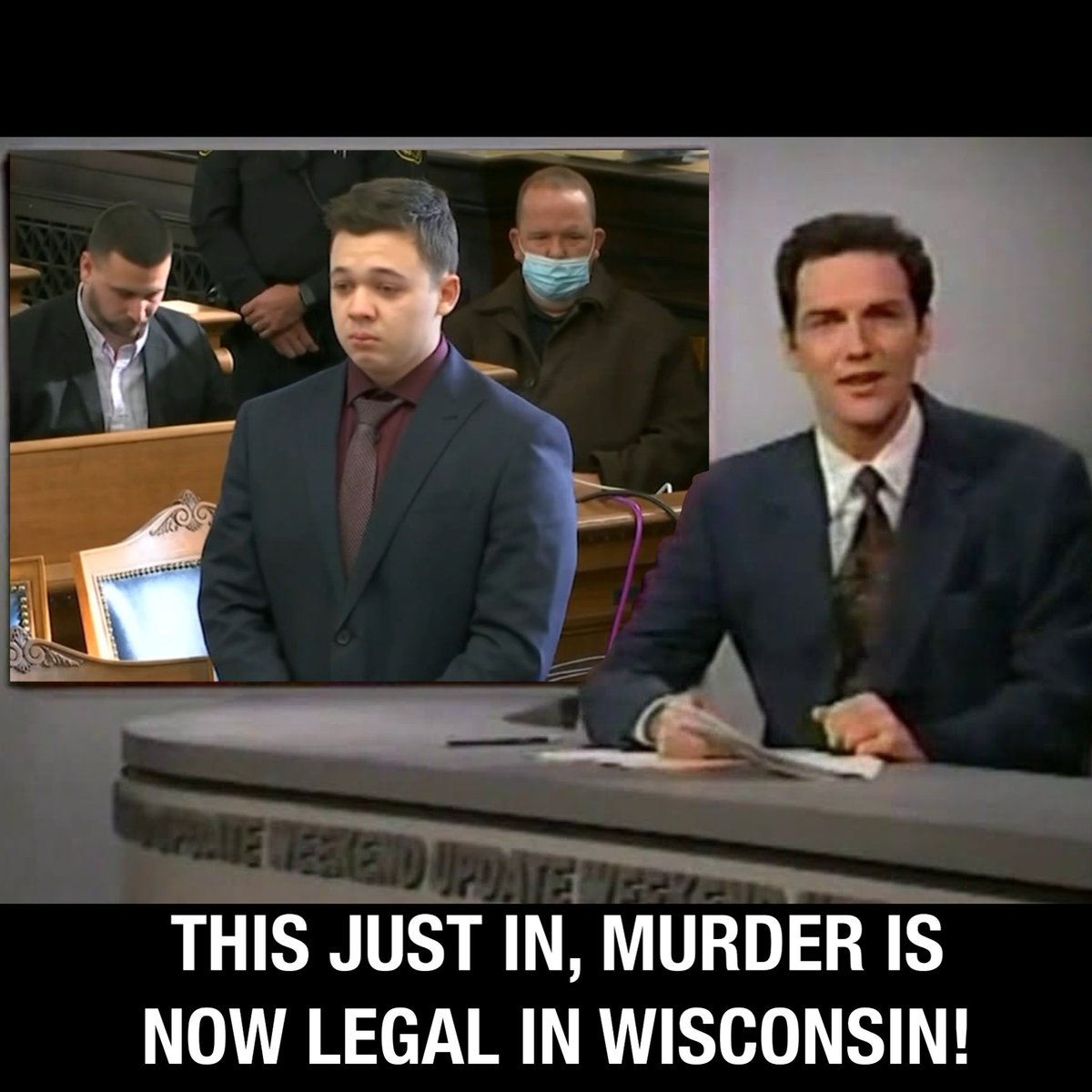 StephenScanlon4's tweet photo. #KyleRittenhouse #guns #JudgeSchroeder #JudgeBruceSchroeder #GuiltyOf @RandiRhodes @StephMillerShow @frangeladuo @bluegal https://t.co/T1bxKtN551