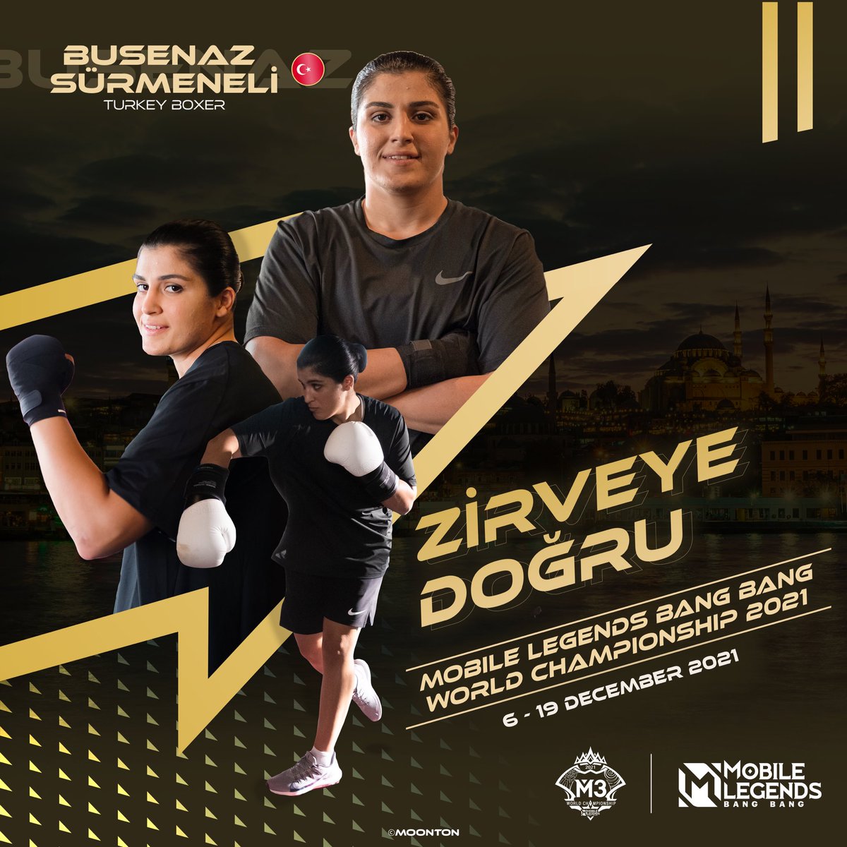 MeggSports's tweet photo. Done Deal! @MLBB_Turkiye’nin 3M Dunya Sampiyonasi iletisimi kapsaminda Turkiye’deki marka yuzu Olimpiyat sampiyonumuz @busenazsurmneli oldu. Bu keyifli is birligini gerceklestirdigimiz icin cok mutluyuz! https://t.co/WRXn2Hzylf