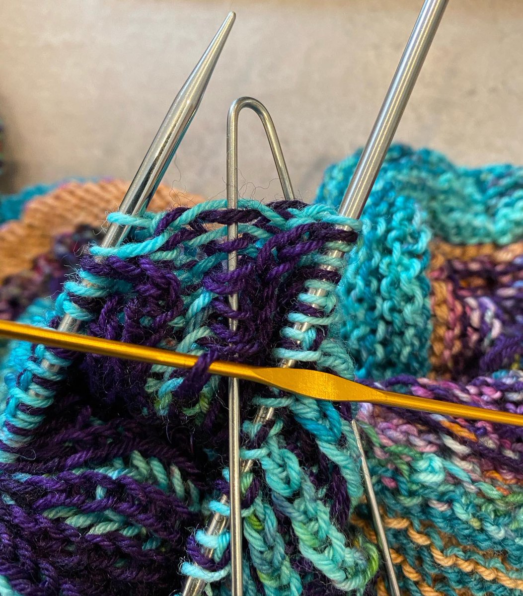 ruthsmckay's tweet photo. First time doing brioche knitting π
Had to drop down 10 rows to fix mistake π±
Spent an hour on research π€
Got it! π
Now wiped out π₯±
Message? The most important #learning is messy, risky, rewarding & full of emotion.
#EduKnitter
#OneStitchAtATime #ZoneOfProximalDevelopment https://t.co/l9BnhseVlY