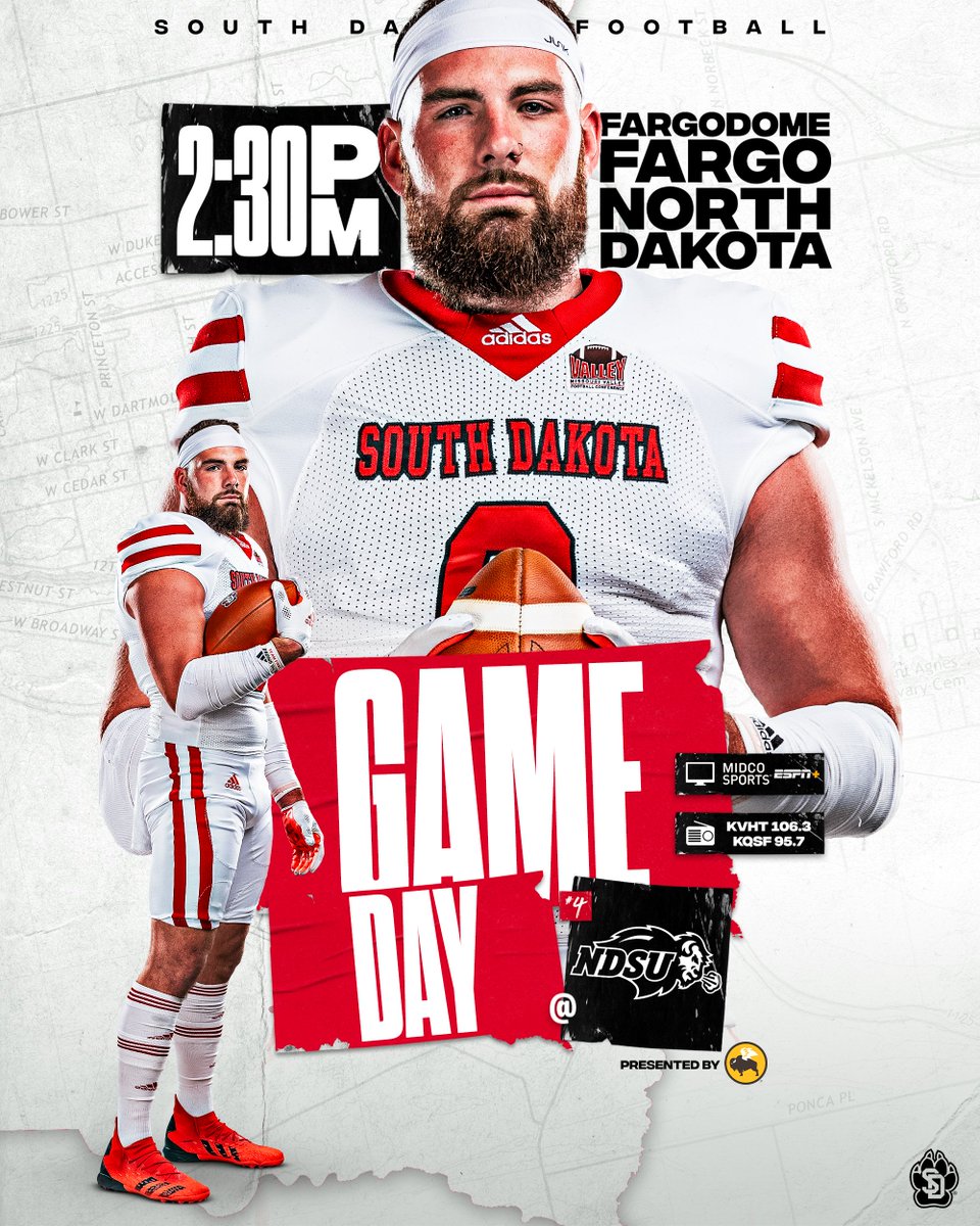 SDCoyotesFB's tweet photo. "𝐆𝐫𝐞𝐚𝐭 𝐦𝐨𝐦𝐞𝐧𝐭𝐬 𝐚𝐫𝐞 𝐛𝐨𝐫𝐧 𝐟𝐫𝐨𝐦 𝐠𝐫𝐞𝐚𝐭 𝐨𝐩𝐩𝐨𝐫𝐭𝐮𝐧𝐢𝐭𝐲."

📍: Fargodome
📺: Midco Sports
🖥️: https://t.co/UafqeThp64
📻: https://t.co/nlOmgTT8Mo
📈: https://t.co/r4waVrY5II

#WeAreSouthDakota x #GoYotes🐾 https://t.co/4udbuAUrd9