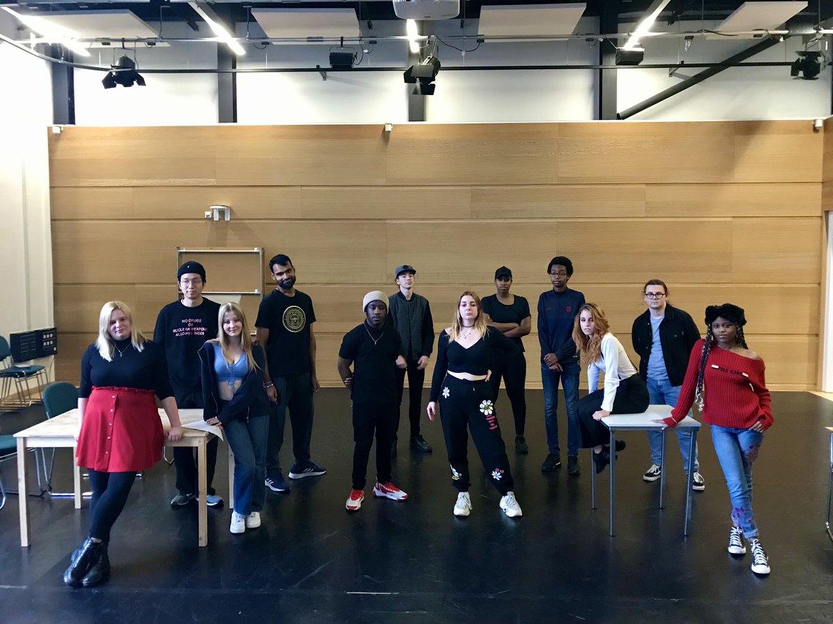 eastlondonTS's tweet photo. Day 1 of rehearsals with East London Theatre School working on @Nationalconnections play ‘Chat Back’ by #DavidJudge #Watchthespace https://t.co/bTNxJ2t0D8