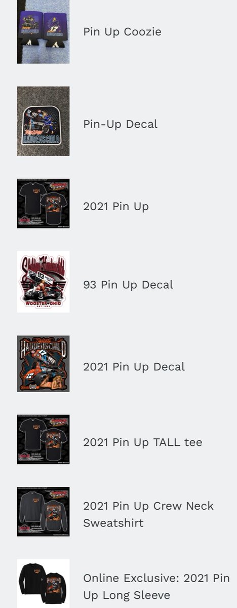 Haudenschild_R's tweet image. Pretty girls and sprint cars: shophaud.com/search?q=Pin+up