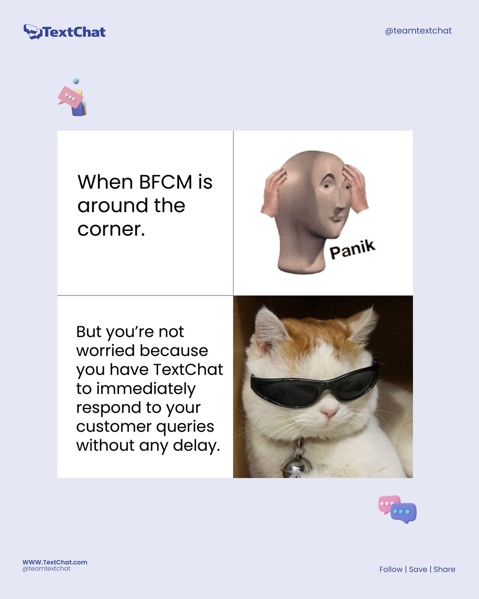 TeamTextChat's tweet photo. Make sure you’re prepared to answer every customer query on time🕐 this BFCM.

Get TextChat today so you never miss a sale ever again!🙅‍♂️

#blackfriday #blackfriday2021 #cybermonday2021 # https://t.co/AYeyvmjmUf