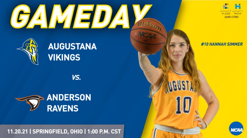 It's game day for @AugustanaWBBall as they hit the road for the first of two games in Ohio

⌚️1:00pm CST vs. Anderson
📍Springfield, Ohio
📺bit.ly/3oKJaXo
📈bit.ly/3qW9QHs