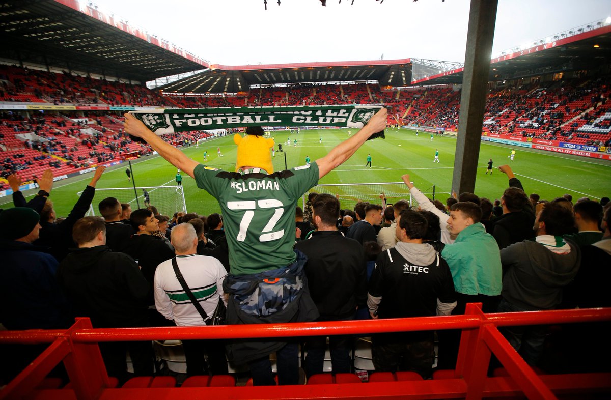 Argyle's tweet photo. 📸 Green Army you are magnificent!

#pafc https://t.co/SlL62Wk9oa