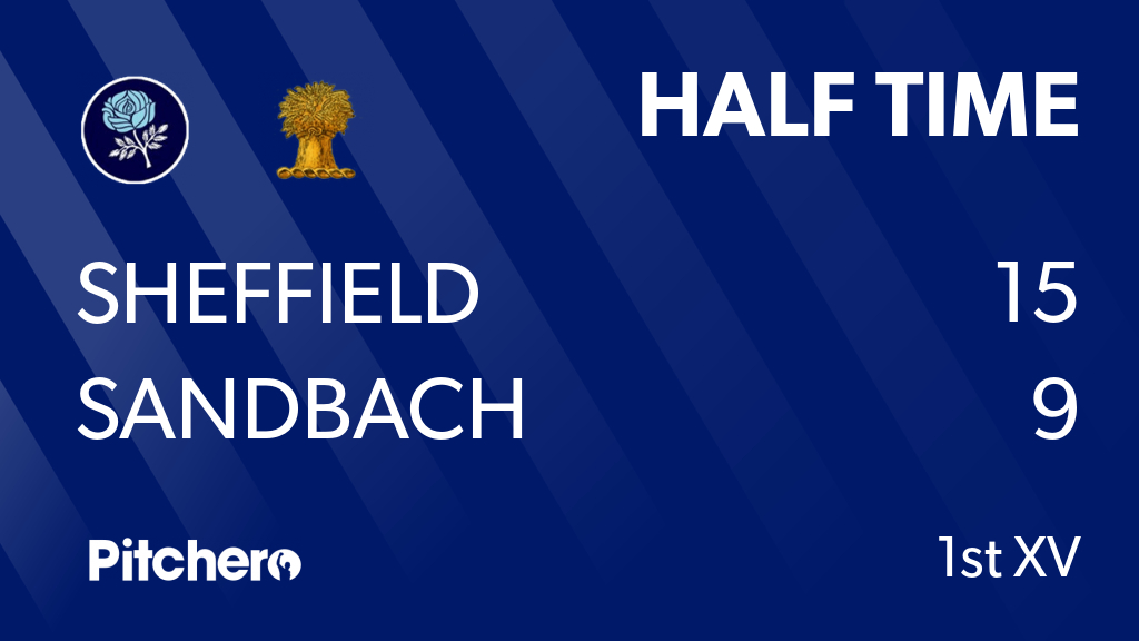 SheffieldRUFC's tweet photo. HALF TIME: Sheffield 15 - 9 Sandbach
#SHESAN #Pitchero
https://t.co/wLN7mHvm3x https://t.co/fWMbD4uCN8