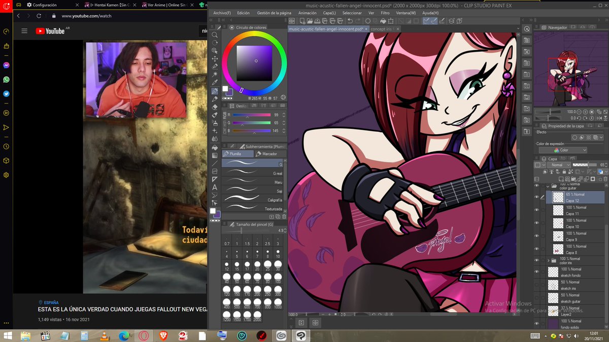 UrikoYuuki's tweet photo. I liked the way the guitar stayed.
now it's time to suffer with the fund
mientras dibujo miro los episodios de fallout new vegas de @NicoCoreTop aunque estuve en su directo me gusta volver a verlo xD <3
#fnf #fnfo #fallout https://t.co/hLBPYnUkfv