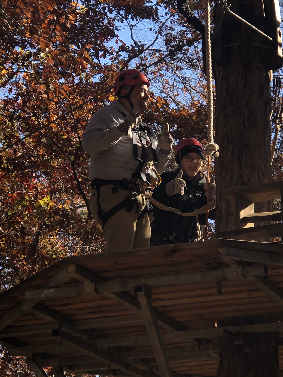 When your students vote for you to overcome a fear, you get up for a 9am zip line excursion on a Saturday and do it. <a href="/GHernandezJr/">Gerald Hernandez Jr.</a> <a href="/EEMillerElem/">EE Miller Elem</a> <a href="/sarahruddock4/">sarahruddock</a>