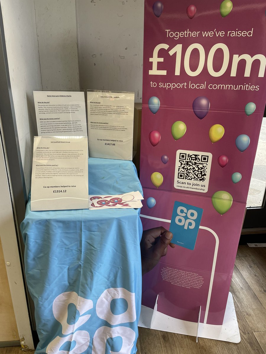 Been celebrating the community pay outs with 2 of our local causes today #dameVeraLynnChildrensCharity #1stCuckfieldScoutGroup #ItsWhatWeDo 
Amazing people and amazing charities. 🥳🥳🎊👏🏽