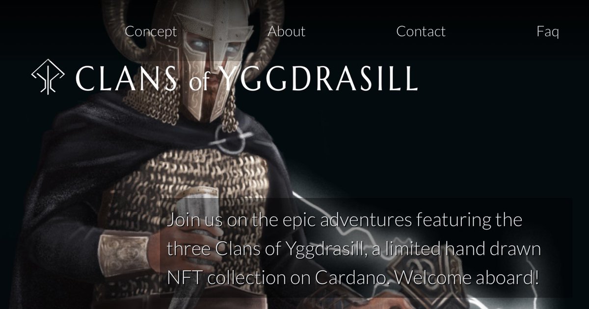 YggdrasillClans's tweet photo. On top of drawing @HildaPaints is in charge of the web design for https://t.co/XuO01gSh7J, where you can find more information about the project and our FAQ. Additional content is coming as we close in on the main sale, so give it a look if you have not already!
#cnft #art https://t.co/8HCUEPNImU
