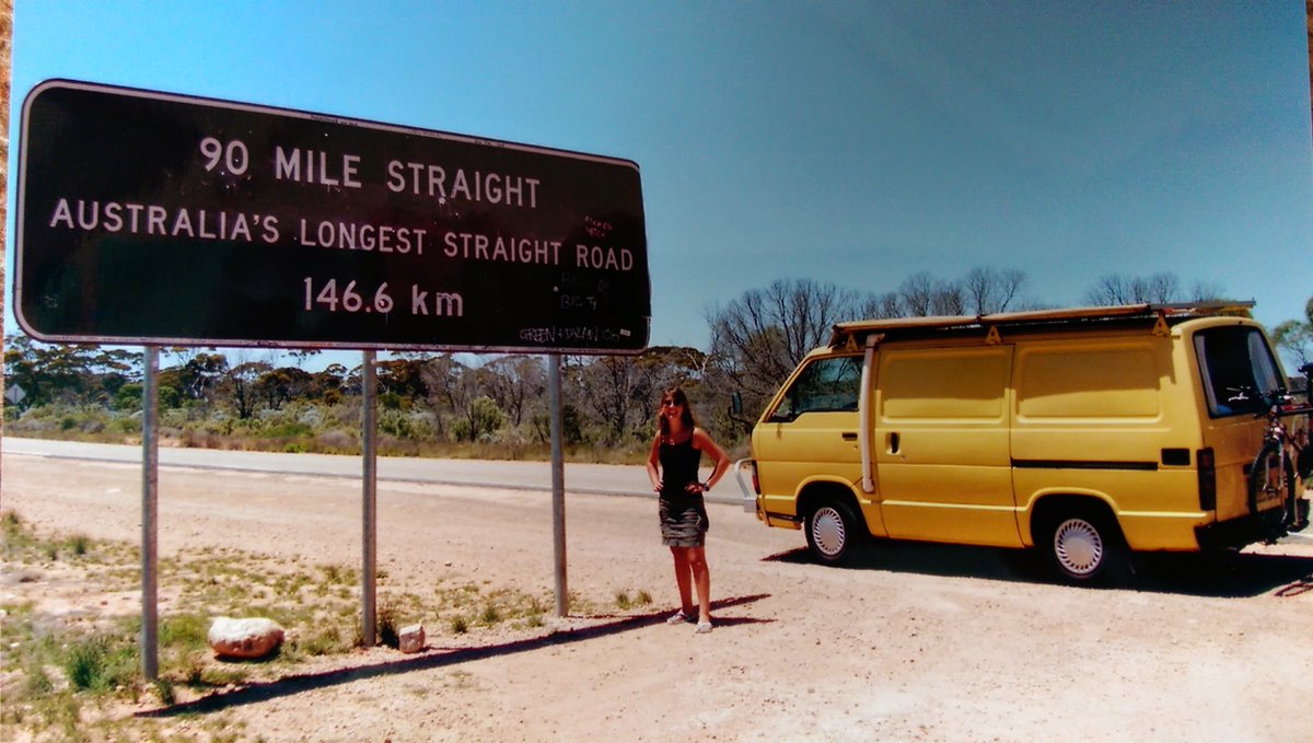 runreadme's tweet photo. @Kwik_Fit Travelling round Australia with @trainingforiron in Beryl the Yellow Peril #kwikthrowback https://t.co/mTQbCOnxzw