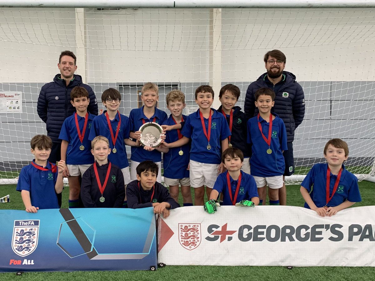 KewGreenSport's tweet photo. What a weekend of football! Well done to our U11’s who won the Plate Final in their St George’s 9 a side tournament. #kgpsyourjourneystarts #kgpssport https://t.co/nvbYjAx7VZ