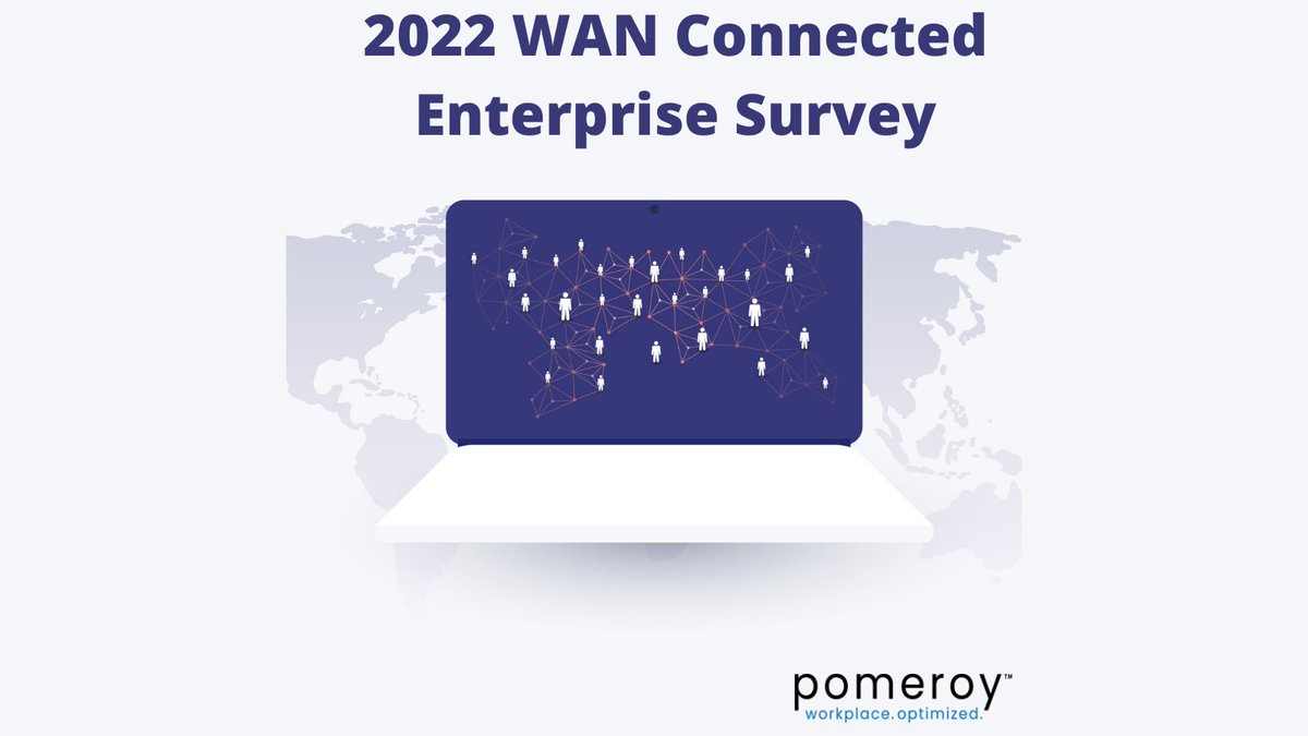 pomeroy_us's tweet image. Are you an IT professional supporting remote network connectivity to retail, office &amp;amp; branch locations? If so, we&apos;d like to hear from you in a short, confidential 3-minute survey bit.ly/3ql3nVY #workplaceoptimized #IT #WAN #remoteconnectivity