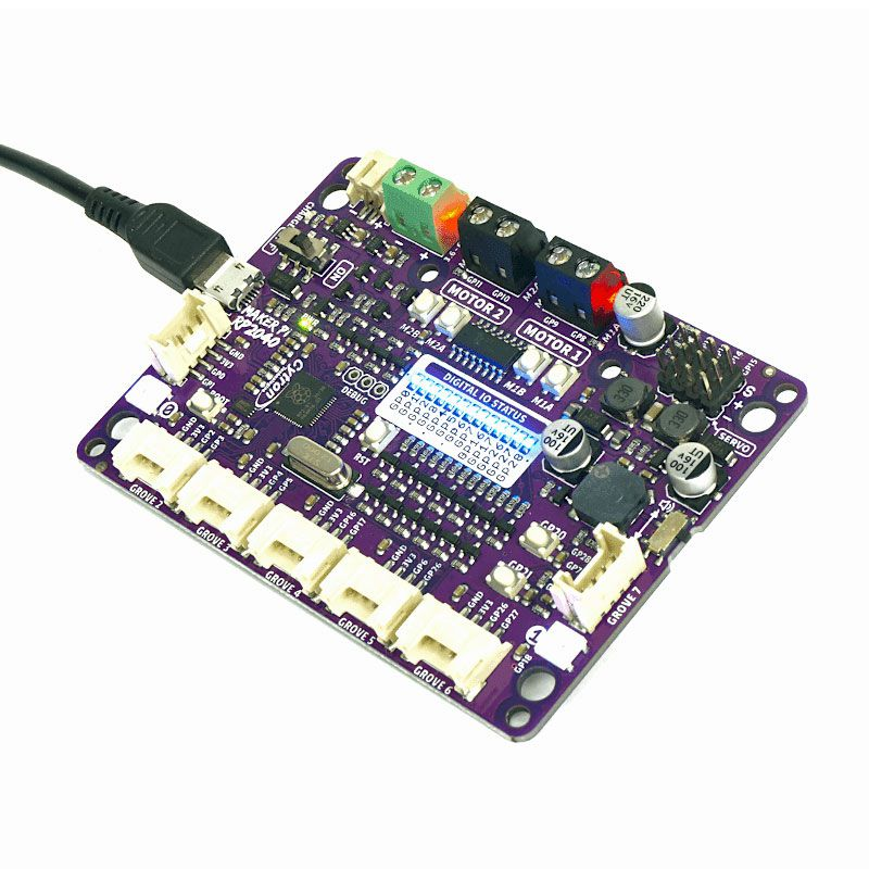 MakeMagazineNL's tweet photo. 🤖Cytron Maker Pi RP2040 – Robotics with Raspberry Pi RP2040
➡️ Cytron Maker Pi RP2040 features the first microcontroller designed by Raspberry Pi – RP2040, embedded on a robot controller board.
https://t.co/ijajjYoOL9  
#embedded #robot #microcontroller #raspberrypi #robotics https://t.co/H3hjGvMT1D
