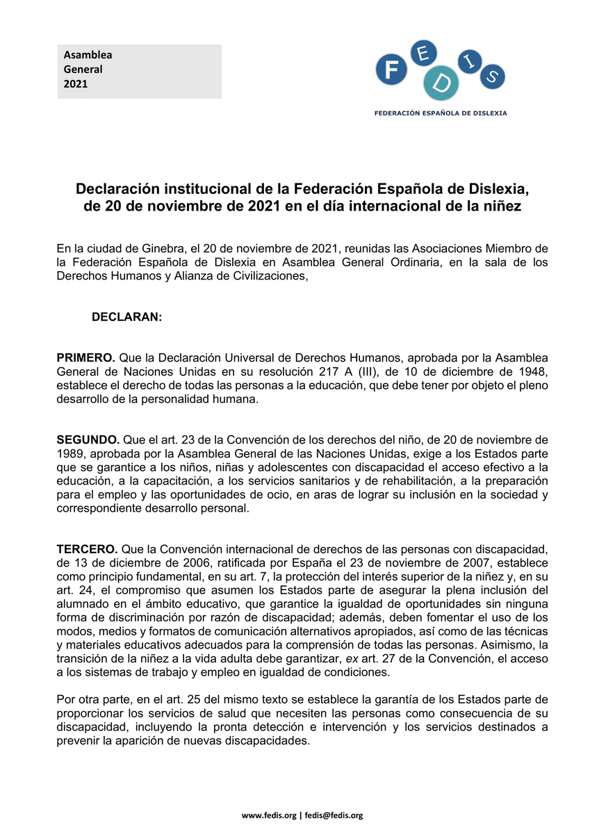 Federación Española de Dislexia tweet media