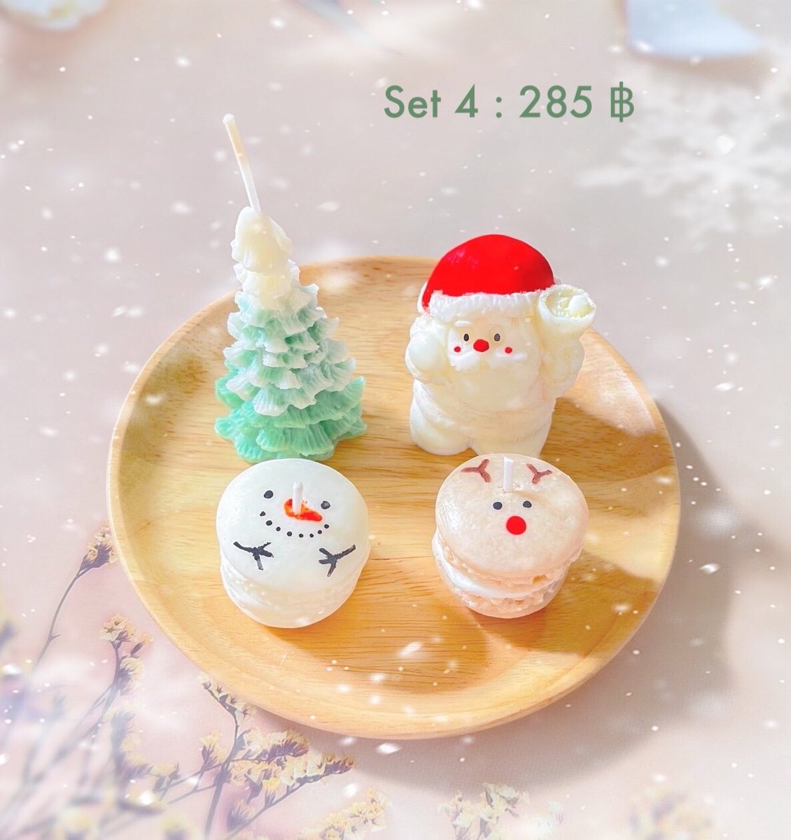 pengerbear's tweet photo. #เทียนหอมไขถั่วเหลือง 🕯 

🎄⸝⸝ set1-4 🎅🏻
꒰ tree 25g ราคา 84฿ ꒱
꒰ bear 35g ราคา 64฿ ꒱
꒰ santa 60g ราคา 94฿ ꒱
꒰ macaron 25g ชิ้นละ 64฿ ꒱

𓂋 𝚂𝚙𝚎𝚌𝚒𝚊𝚕 - กลิ่น 𝙲𝚑𝚛𝚒𝚜𝚝𝚖𝚊𝚜 ☃️

#เทียนหอม #เทียนหอมdiy #เทียนหอมแฮนเมด #ของแต่งโต๊ะ #คริสต์มาส #Christmas #ของขวัญ https://t.co/Lruh7HU525