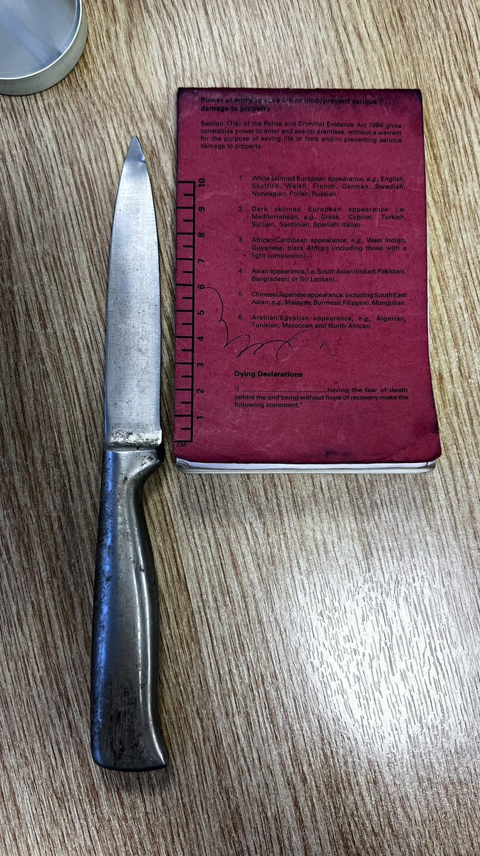 #OpSceptre Potential weapon recovered from Regents Park Estate NW1 - hidden and easily accessible.