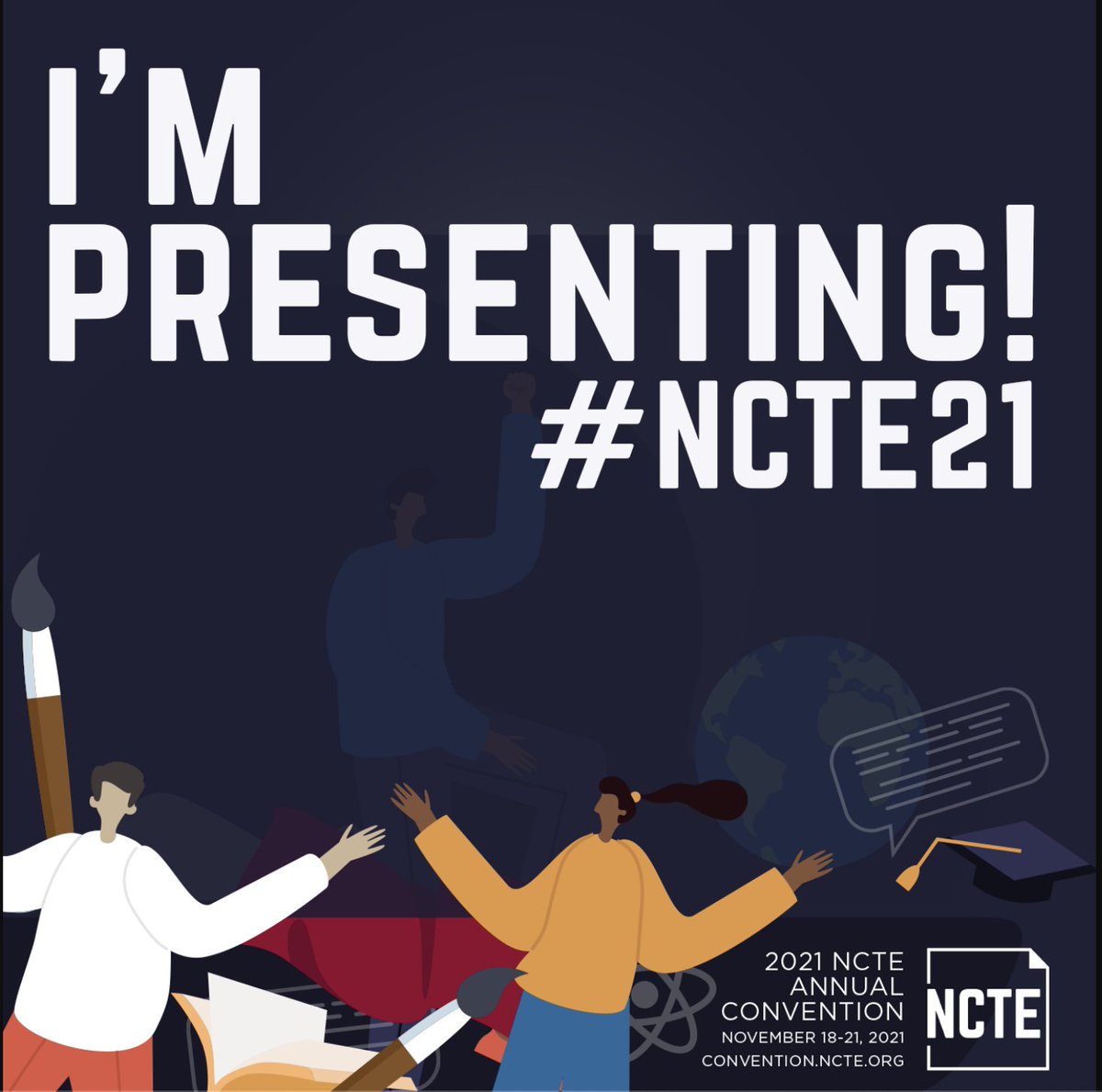 Happy Saturday #NCTE2021 - Enjoy our on-demand session and join us for for a live session this evening as we discuss all things Secondary Schools Writing Centers
