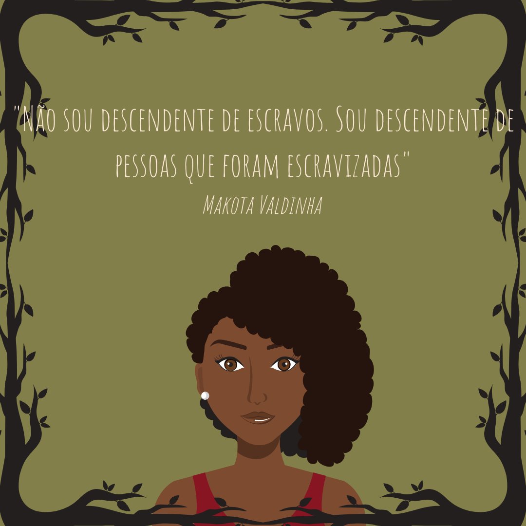 'I am not descendant of slaves, I am descendant of people who were enslaved.'
Makota Valdina
#zumbidospalmares #diaconsciencianegra