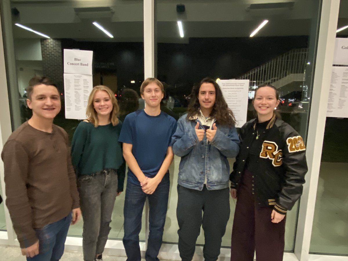 We have 8 awesome students representing the Mighty Bulldog Band at the North Texas Junior/Senior Honor Band this weekend held at Texas A&amp;M-Commerce.  Congrats!  Go Bulldogs!  <a href="/rcisdfinearts/">Royse City ISD Fine Arts</a>