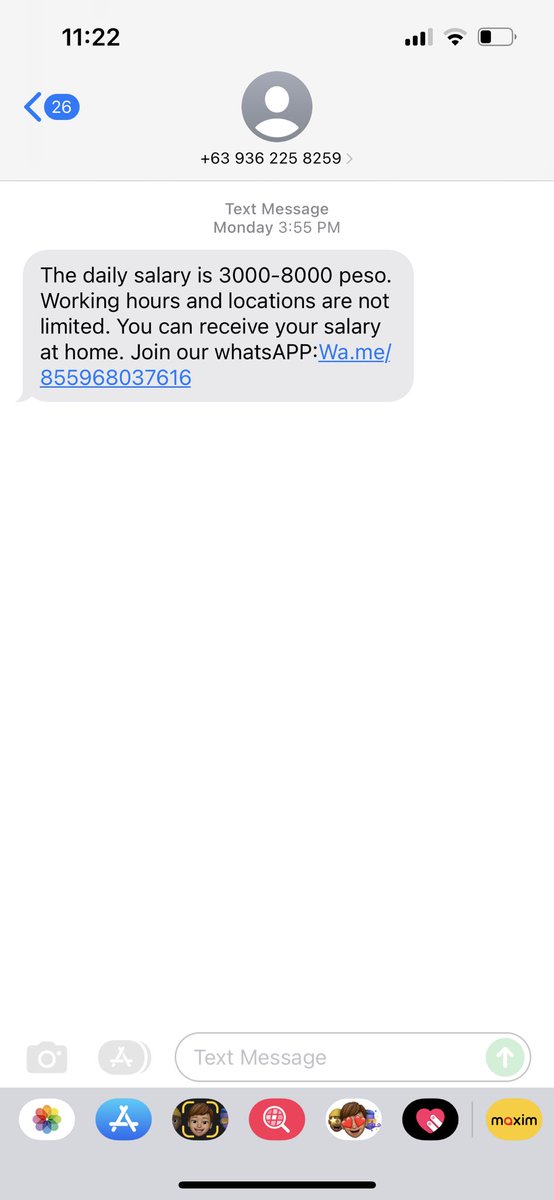 elijahchell's tweet photo. Who else is receiving such messages daily? π‘ #databreach #whereisprivacy https://t.co/X4hq3ZxNKU
