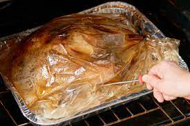 A reminder that turkey cooking bags are deadly to pet birds. They can wipe out entire flocks within a few minutes. Single-use tin and aluminum turkey cooking pans are also often treated with very fine layers of PTFO and PTFE non-stick chemicals and can pose the same risks.