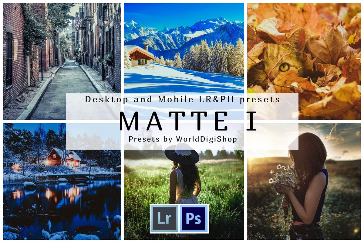 WorldDigiShop's tweet photo. 🐣. Offer Xtras! 85 Matte Lightroom Presets Exclusive Collection, Matte Preset, Mobile Presets, Desktop Presets, Matte Lightroom, DNG, XMP, Lrtemplate for $13.60 #MattePresets #LightroomPresets https://t.co/cJCjttb65b