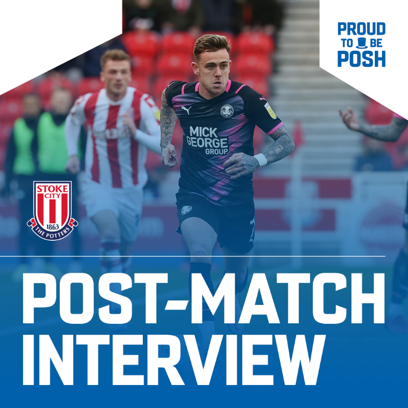 theposh's tweet photo. 🎥 Sammie Szmodics insists #pufc must take the positives from the performance at high-flying Stoke City but concedes they must find a way of creating more clear-cut opportunities in front of goal. 

#pufc #STOPET