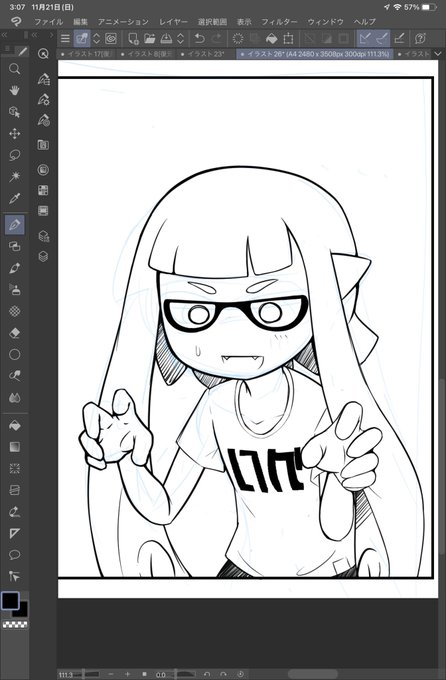 これは可愛いイカちゃん描けたやつか?そのやつか? 