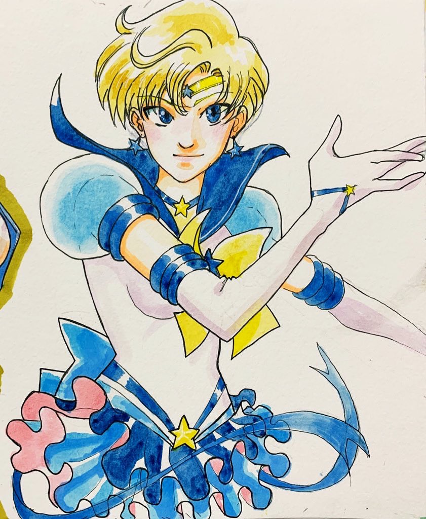 DesenhoOlha's tweet photo. Uranus, Neptune, Saturn, Pluto. #SailorMoon https://t.co/EAPyxhAnP0