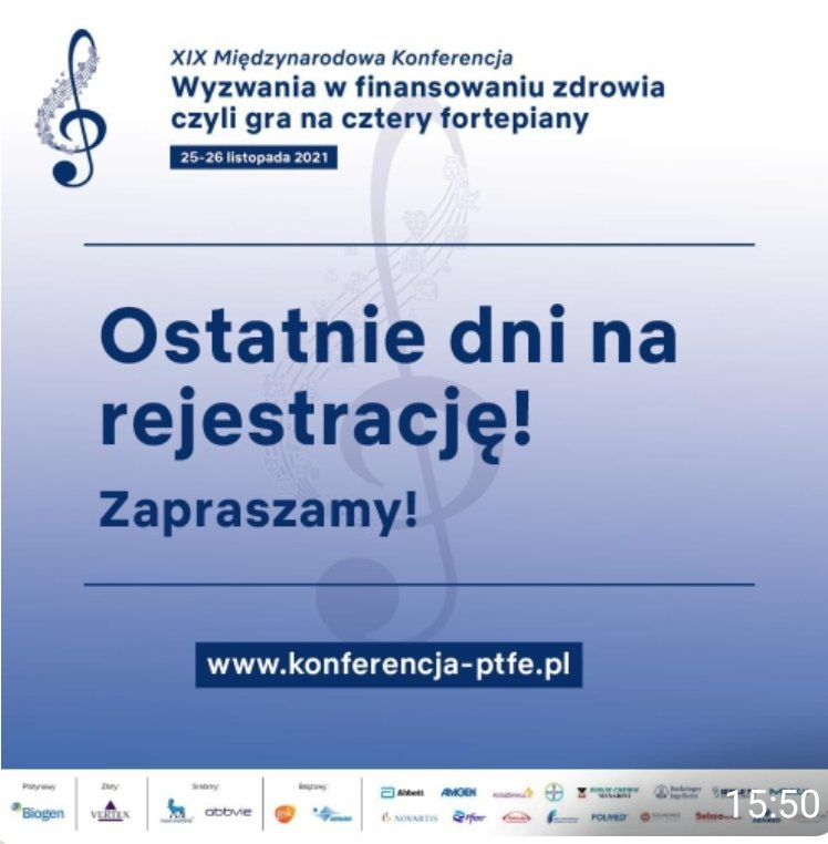 Warto się zarejestrować!!!
#farmakoekonomika #zjazd #konferencja
