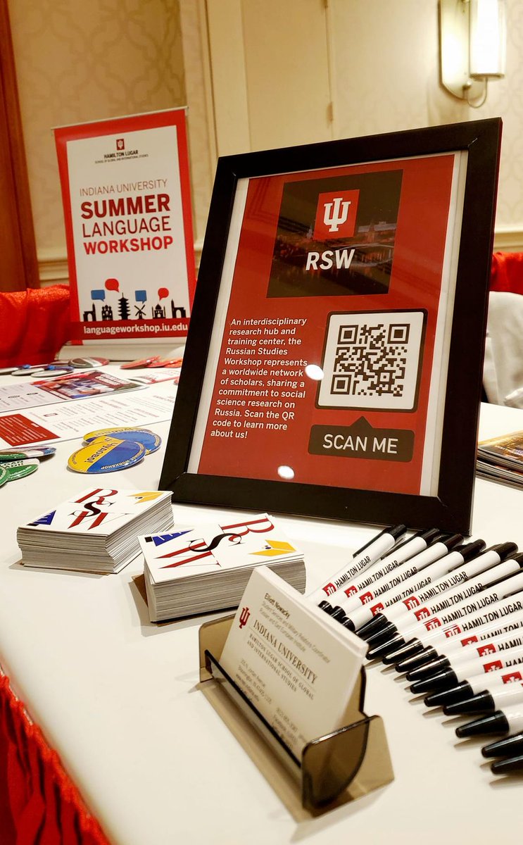 If you find yourself on a break between panels, stop by our stall (Booth #300) at the Exhibit Hall in Grand Ballroom C for a free RSW magnet and to learn more about us! 

#aseees2021 #russianstudies #russianstudiesworkshop #slavicstudies