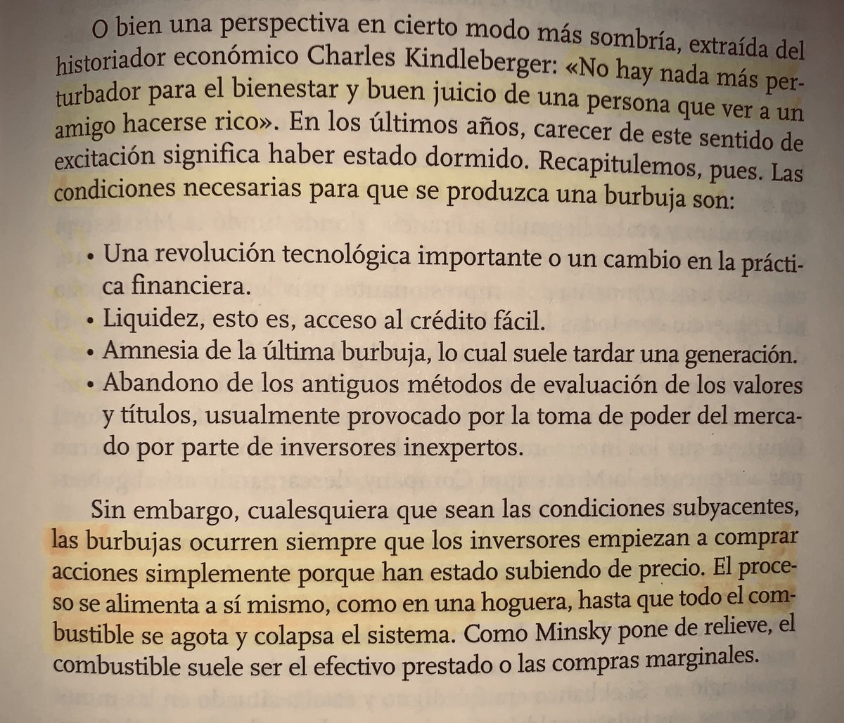 El FOMMO (temor a perdernos algo) es uno de los factores que nos impulsa a participar en eso de lo que todos hablan, contribuyendo así a subir más los precios. 
#exuberanciairracional

Texto: William Bernstein