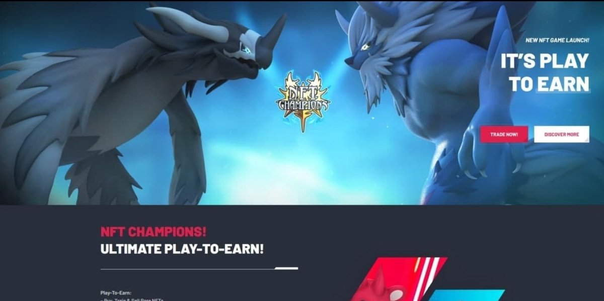 CryptooThanos's tweet photo. @ZssBecker Definitely NFT CHAMPIONS $Champ Low cap P2E NFT gaming gem ready to BOOM🚀
Pokemon style + top quality graphics will make huge sucess
NFT CHAMPIONS is the New Axie 💯🚀🚀💥
#Bitcoin #Crypto #NFT #Pokemon #PlayToEarn #Binance https://t.co/2I0PQodpEc