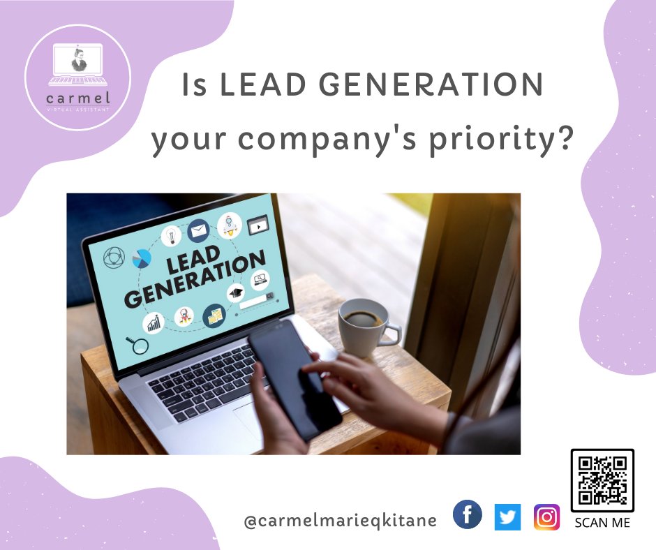 MarieKitane's tweet photo. Clients are a company's lifeblood, and they were all once leads. A lead generation VA  ensures that you'll have a steady list of prospects 💁 for your sales team. 
Know the secret to better sales! Emailing me now: 📧 carmel.marie.kitane@gmail.com
#leadgeneration https://t.co/LIPOZ8SJoi
