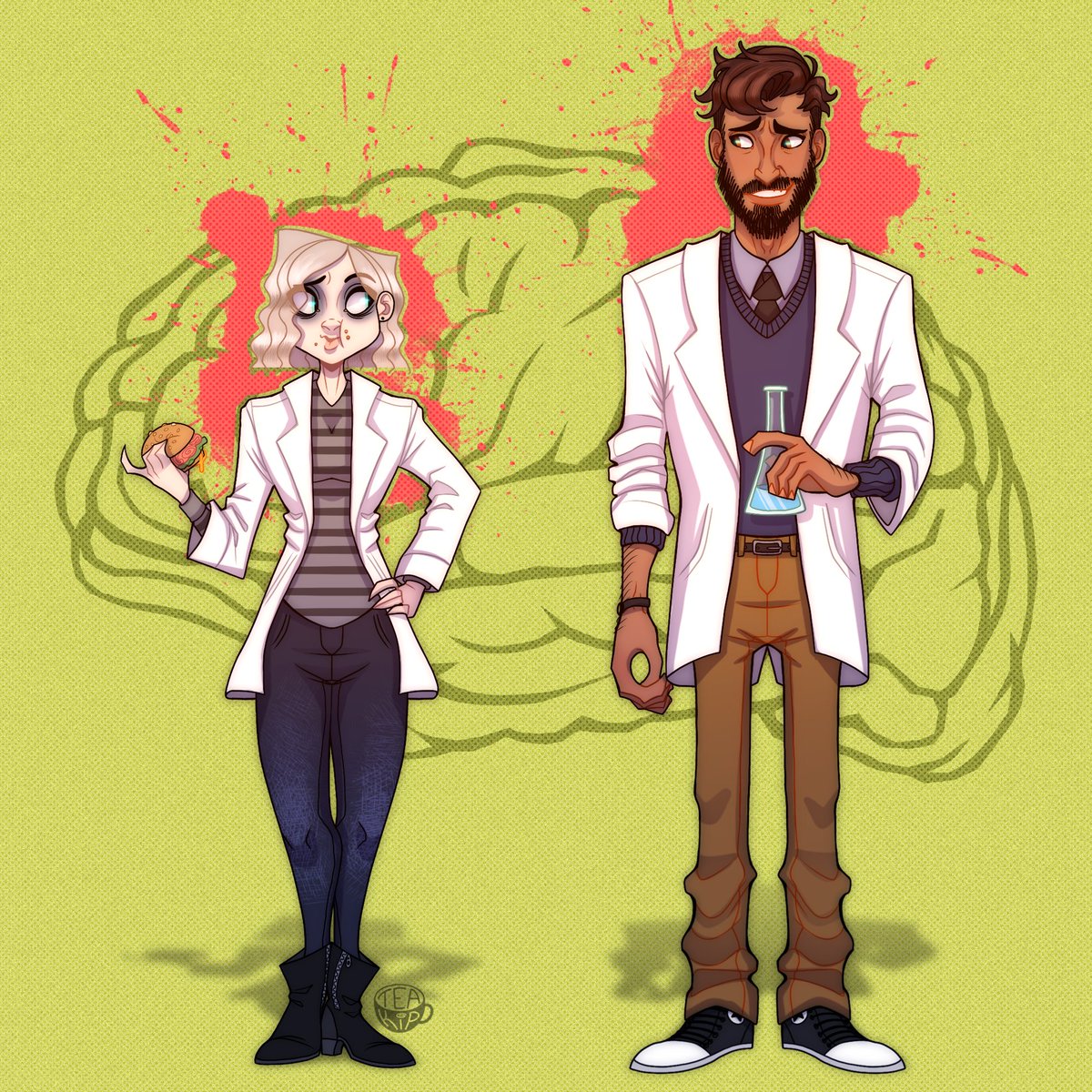 teakipp's tweet photo. What if iZombie was a cartoon? 🤔🧟‍♀️🧠

#iZombie #livmoore #ravichakrabarti #fanart #procreate #DCuniverse https://t.co/OJMbAEkMh3