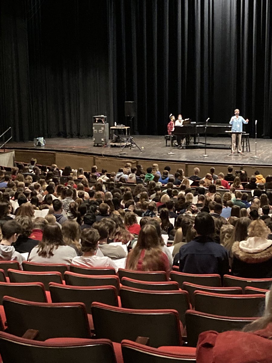 MrsDumbaugh's tweet photo. Last day of rehearsals. Tonight’s 75th Anniversary All- State concert will be amazing! ⁦@IowaHSMA⁩ #nevadacubpride https://t.co/k39gzaYQMx