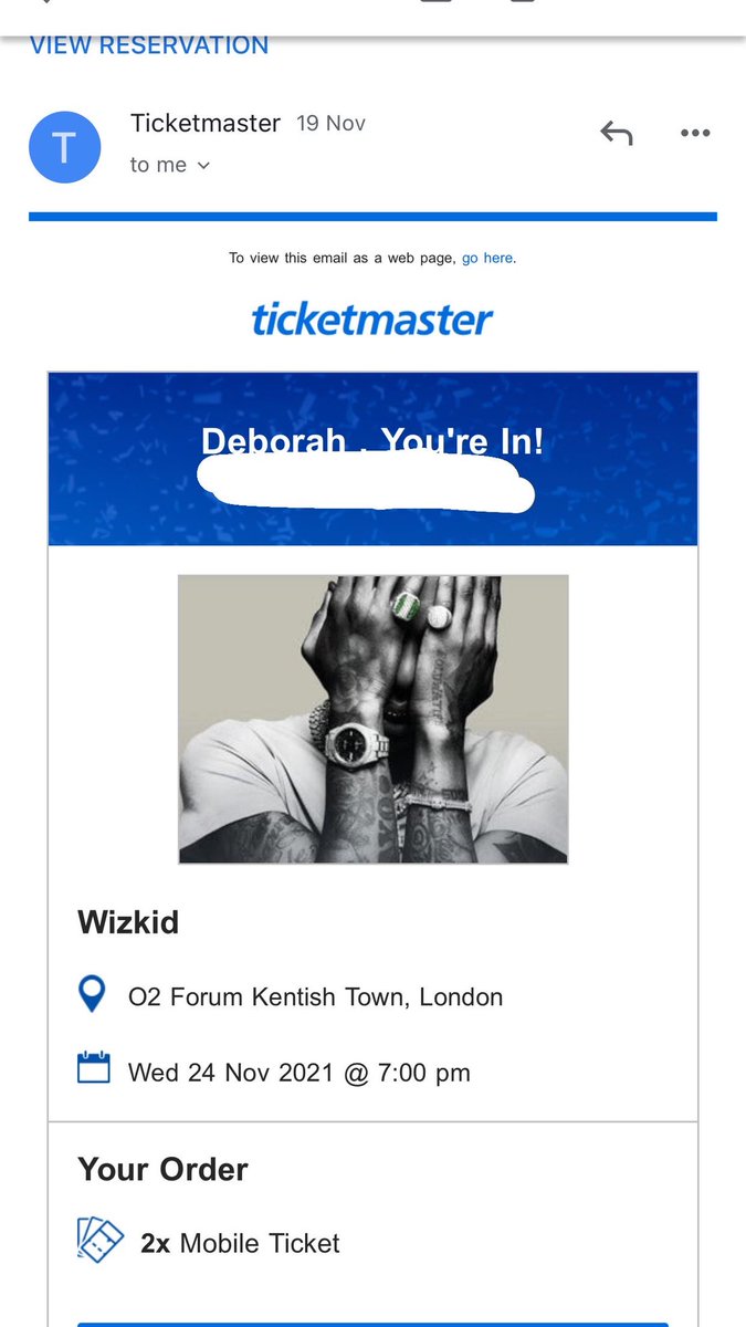 deborahdikanda_'s tweet photo. Selling two #Wizkid tickets for the 24th! https://t.co/hi3YfilXsS