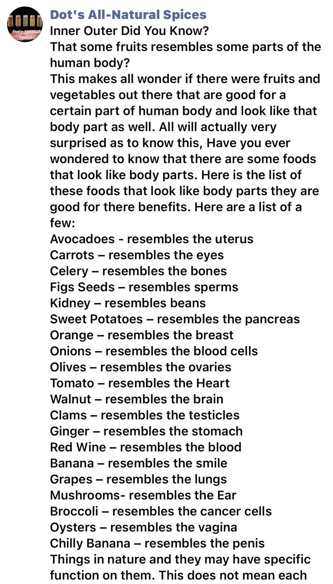 mscaligurl's tweet photo. Fruits That Resembles Organs! https://t.co/4UBgQfZ3y9