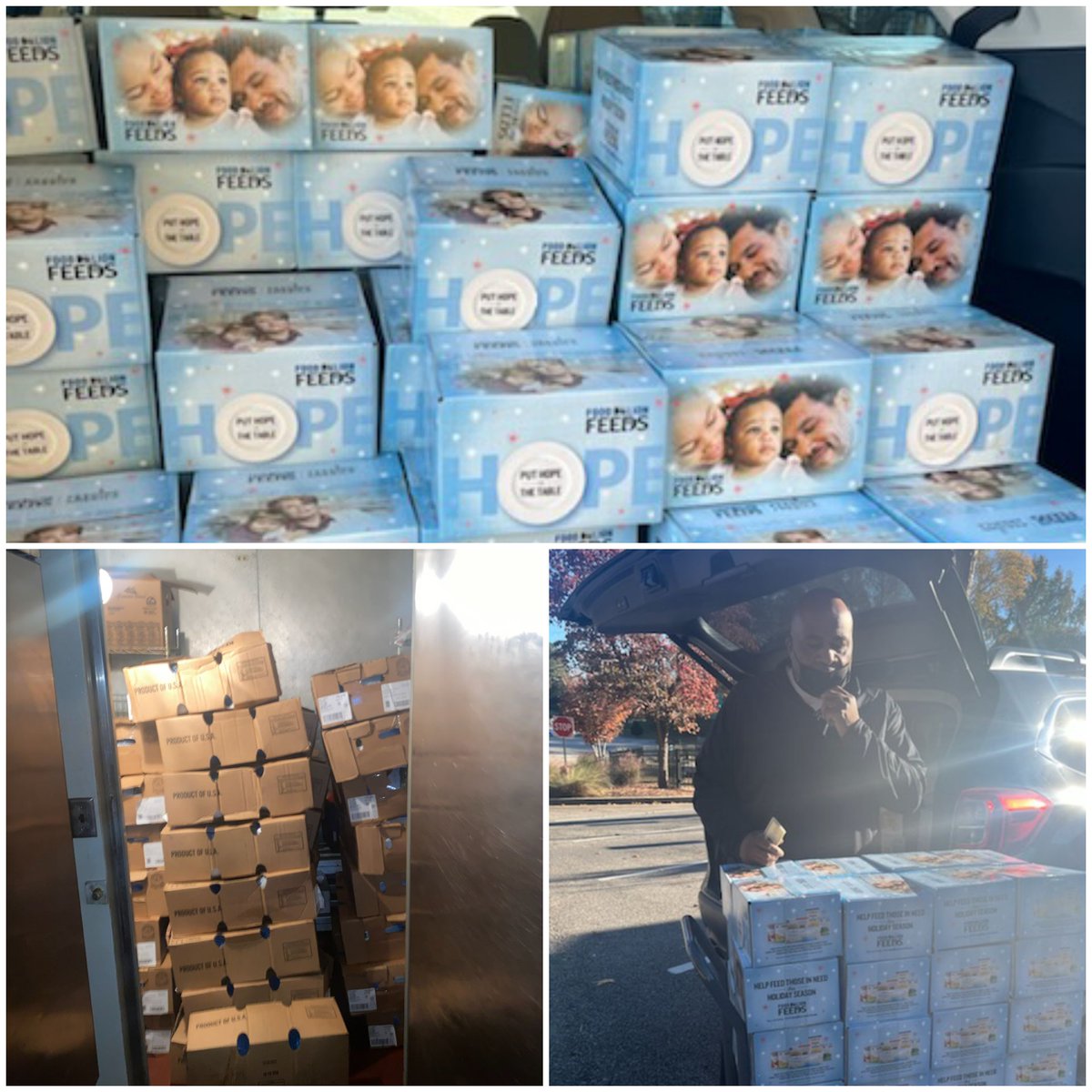 Boots on the Ground tomorrow, as we kick off @HHoopfeast by delivering 100 Thanksgiving Baskets..A HUGE thanks to @RonRweir <a href="/MrSeafood1/">MrSeafood</a> <a href="/JeffParsons82/">Jeff Parsons</a> <a href="/Greek_Boys/">GREEK BOYS</a> <a href="/JoseAltman/">Joseph Altman</a> ..much 💜💜 for you #foxhole dudes..also a special thanks to <a href="/FoodLion/">Food Lion</a> for the packaged meals #Teamwork