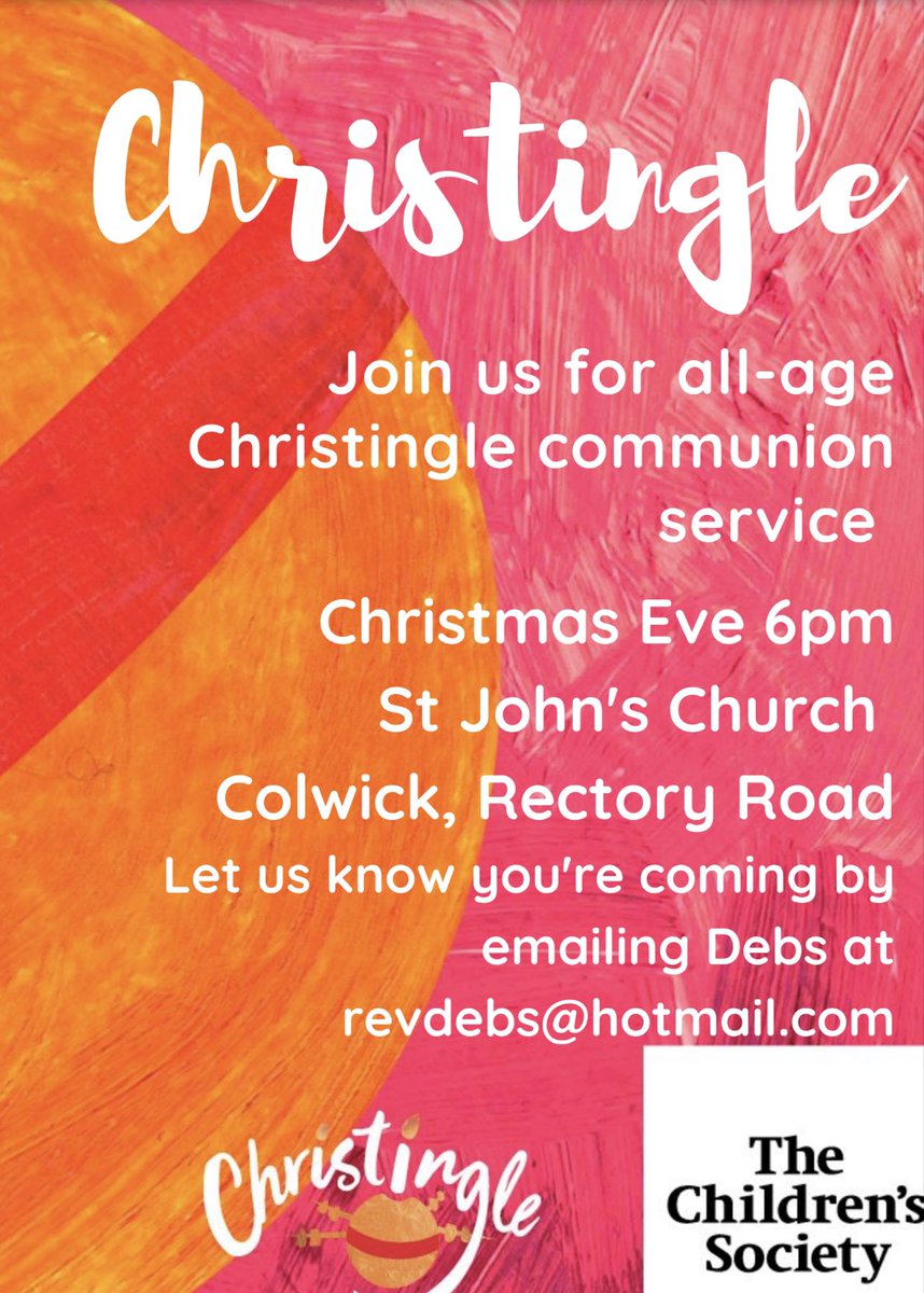 Christmas wouldn’t be Christmas without the annual #Colwick Christingle service on Christmas Eve !